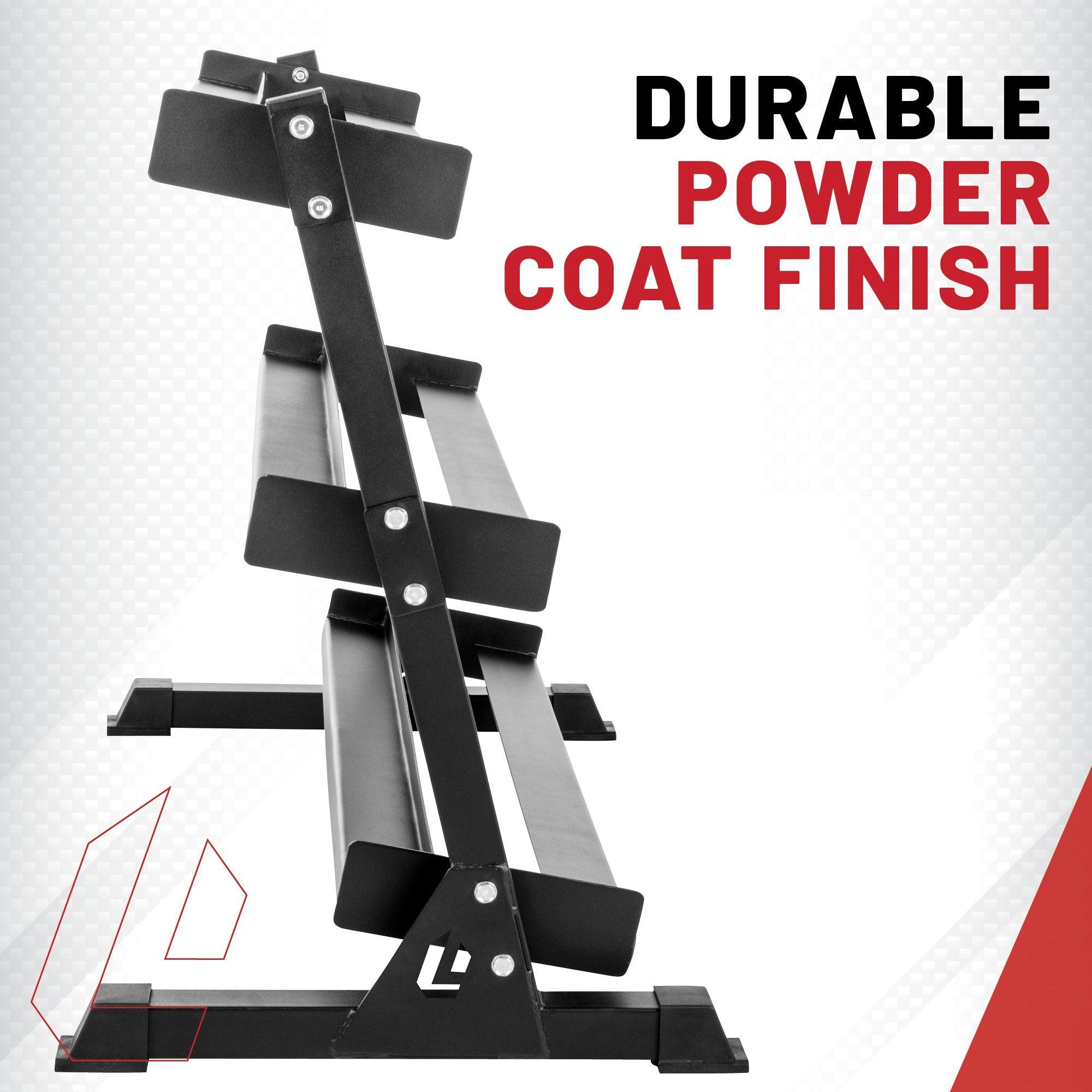 3-Tier Dumbbell Rack