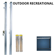Recreational Outdoor Volleyball System (with net)
