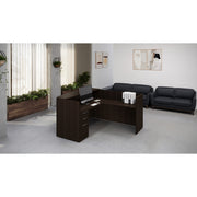 OfficeSource OS Laminate Reception Typical - OS232 - Mahogany