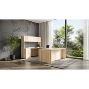 OfficeSource OS Laminate U Shape Typical - OS264 - American Elm