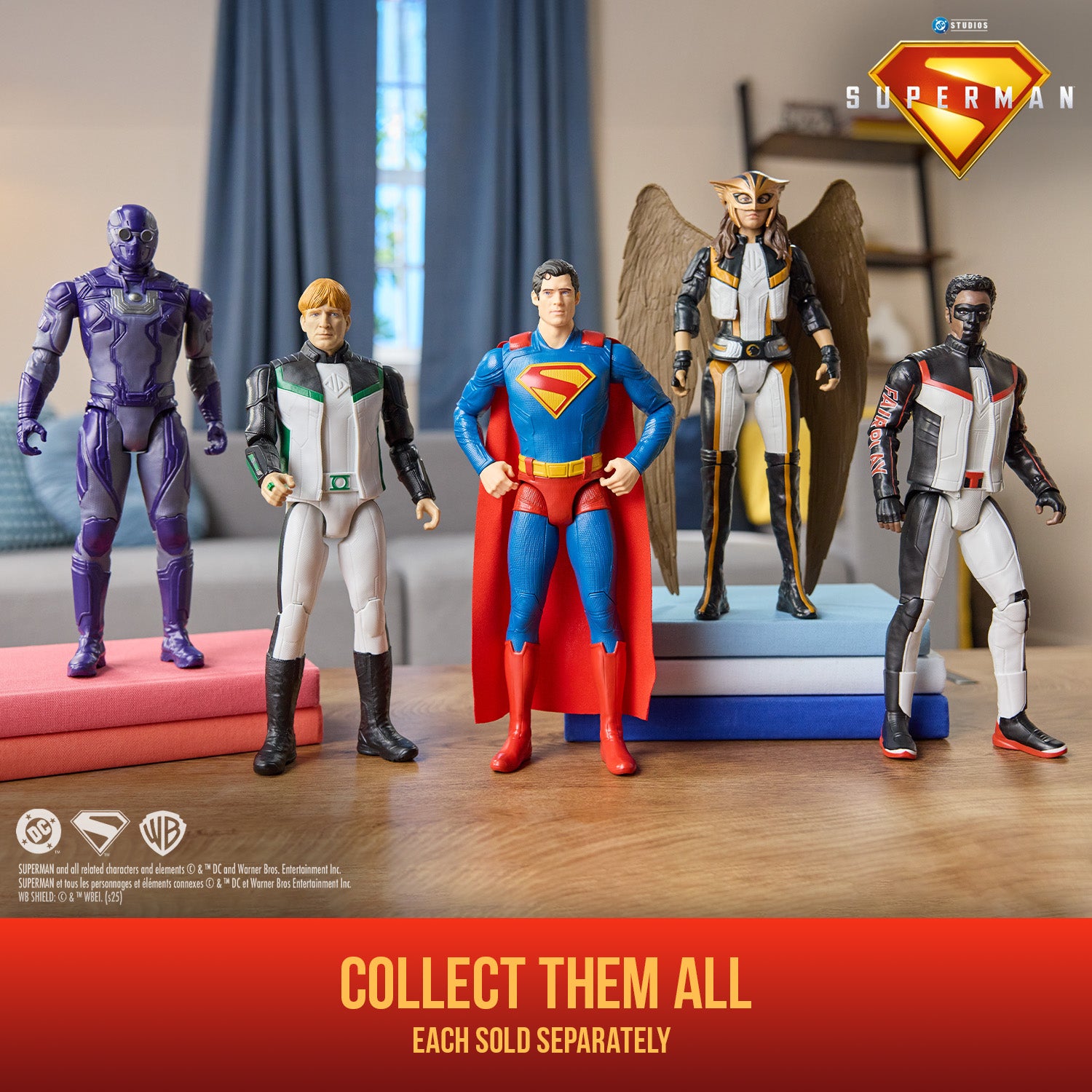 DC Comics, SUPERMAN 12-inch Superhero Action Figure, Kids Toys for Boys and Girls Pretend Play, For Ages 4 and Up
