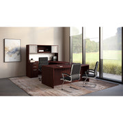 OfficeSource  OS Laminate Collection U Shape Typical - OS88 - Mahogany