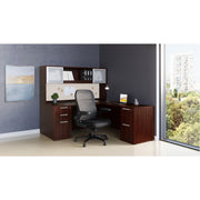 OfficeSource  OS Laminate Collection L Shape Typical - OS89 - Cherry