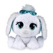 P.Lushes Designer Fashion Pets Bianca Blings Premium Puppy Dog Stuffed Animal, White and Blue, 9"
