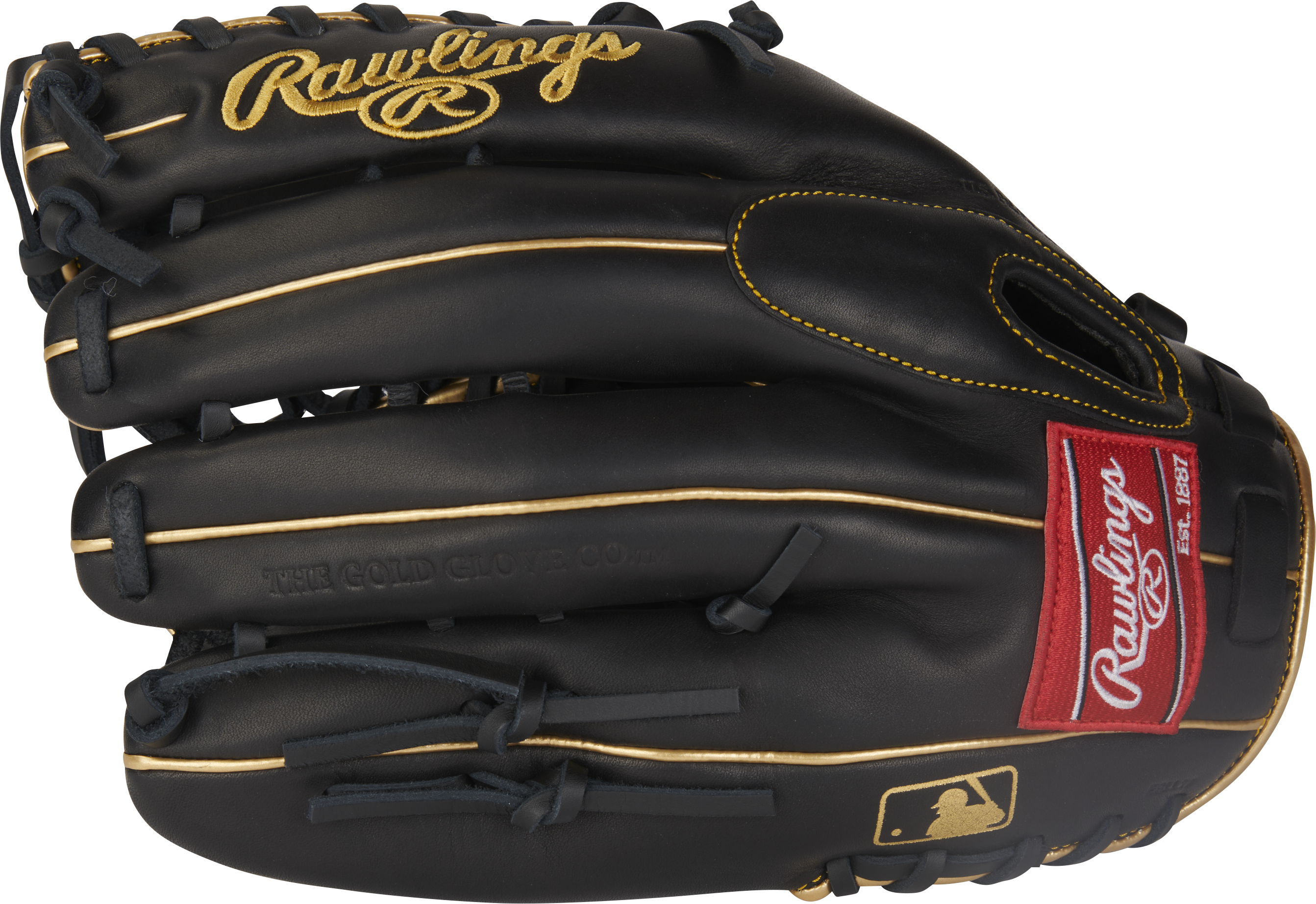 Rawlings R9 Baseball Series 12.75-Inch Baseball Glove  - Right Hand Thrower - Black