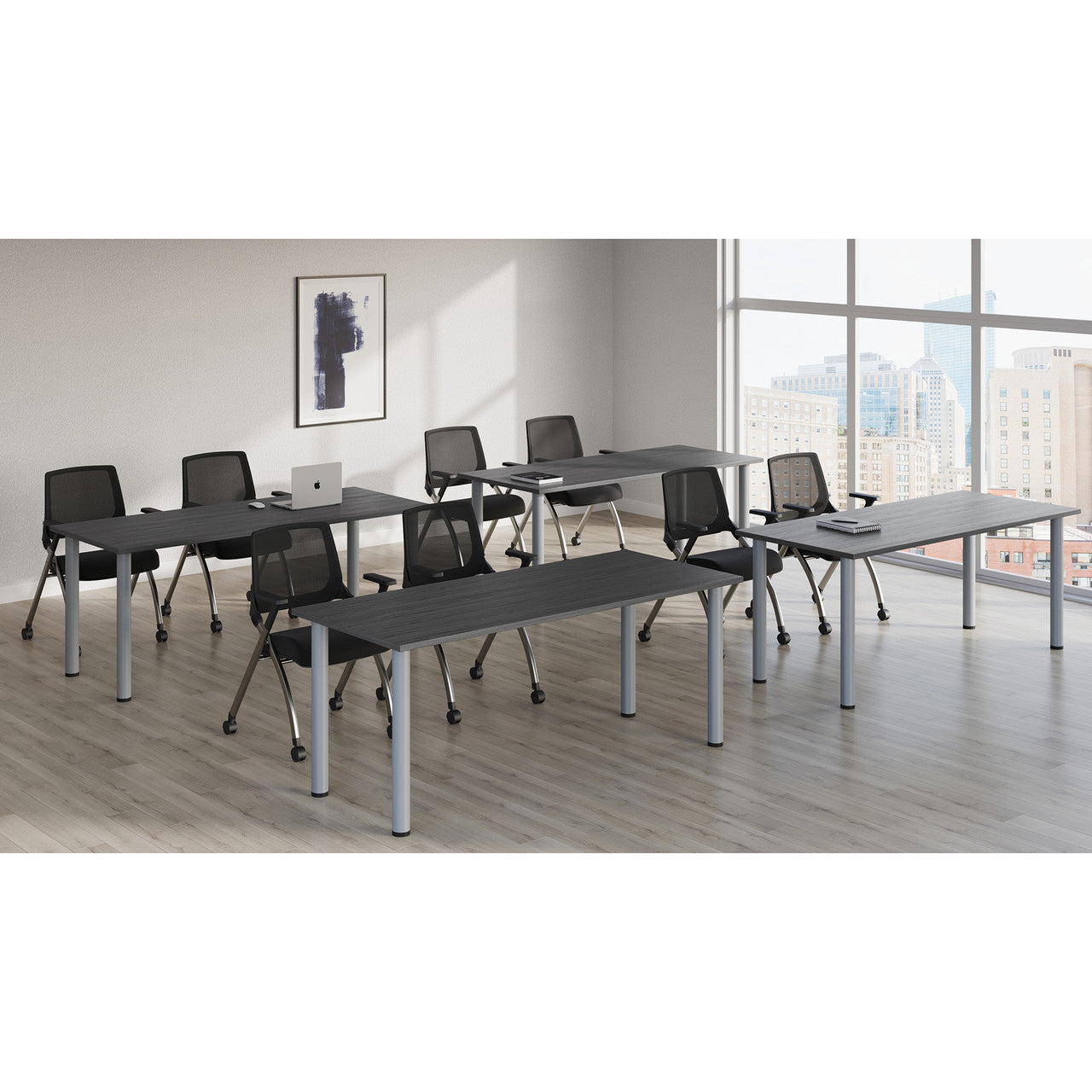 OfficeSource Training Tables Training Typical - OST07 - Coastal Gray