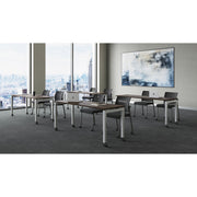 OfficeSource Training Tables Training Typical - OST22 - Modern Walnut