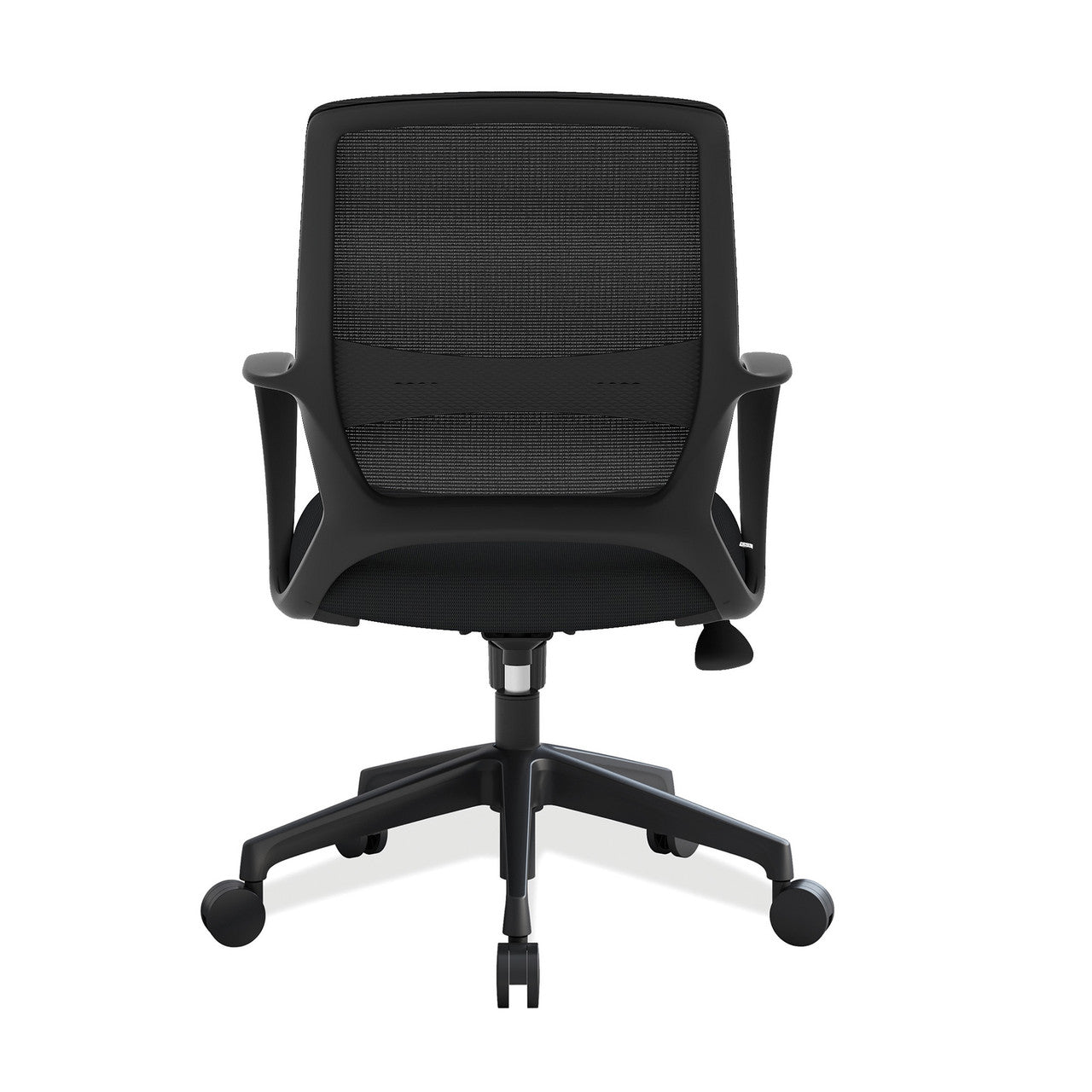 OfficeSource Orion Mesh Back Conference Chair with Black Frame - Black