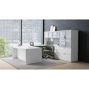 OfficeSource OS Laminate Collection U Shape Typical - OS243 - White