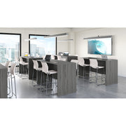 OfficeSource OS Laminate Multi-Person Typical - OSTYP317 - Coastal Gray