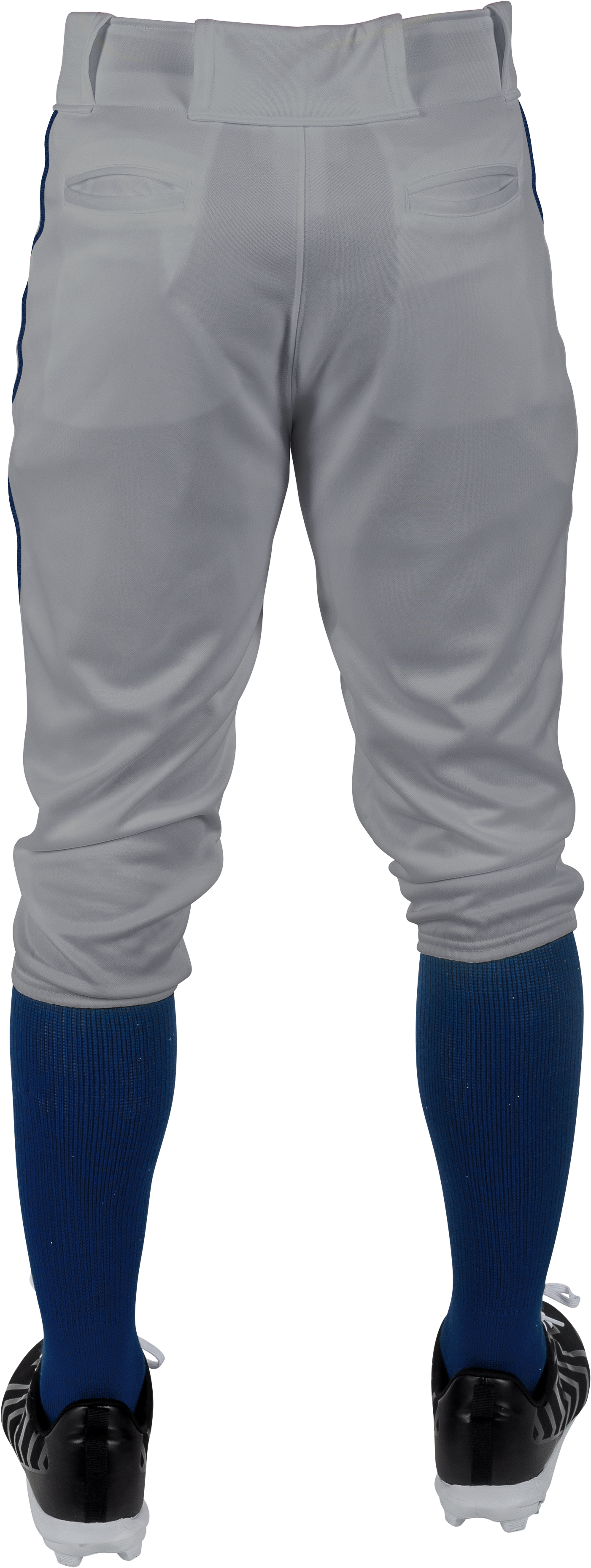 Rawlings Youth Launch Piped Knicker Pant - Small - Blue Gray/Navy