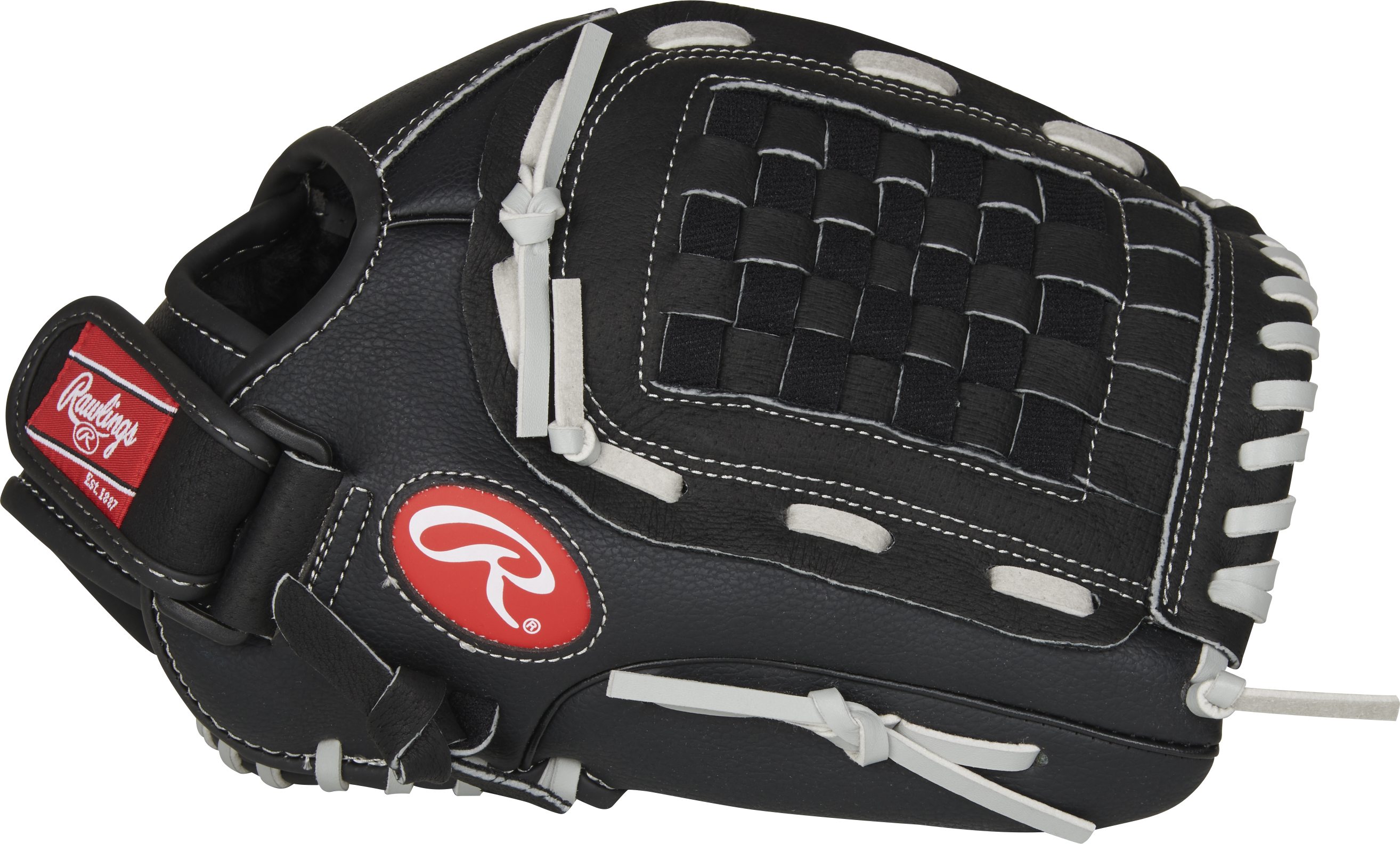 Rawlings Rsb Softball Series 12-Inch Softball Glove - Right Hand Thrower - Gray/Black
