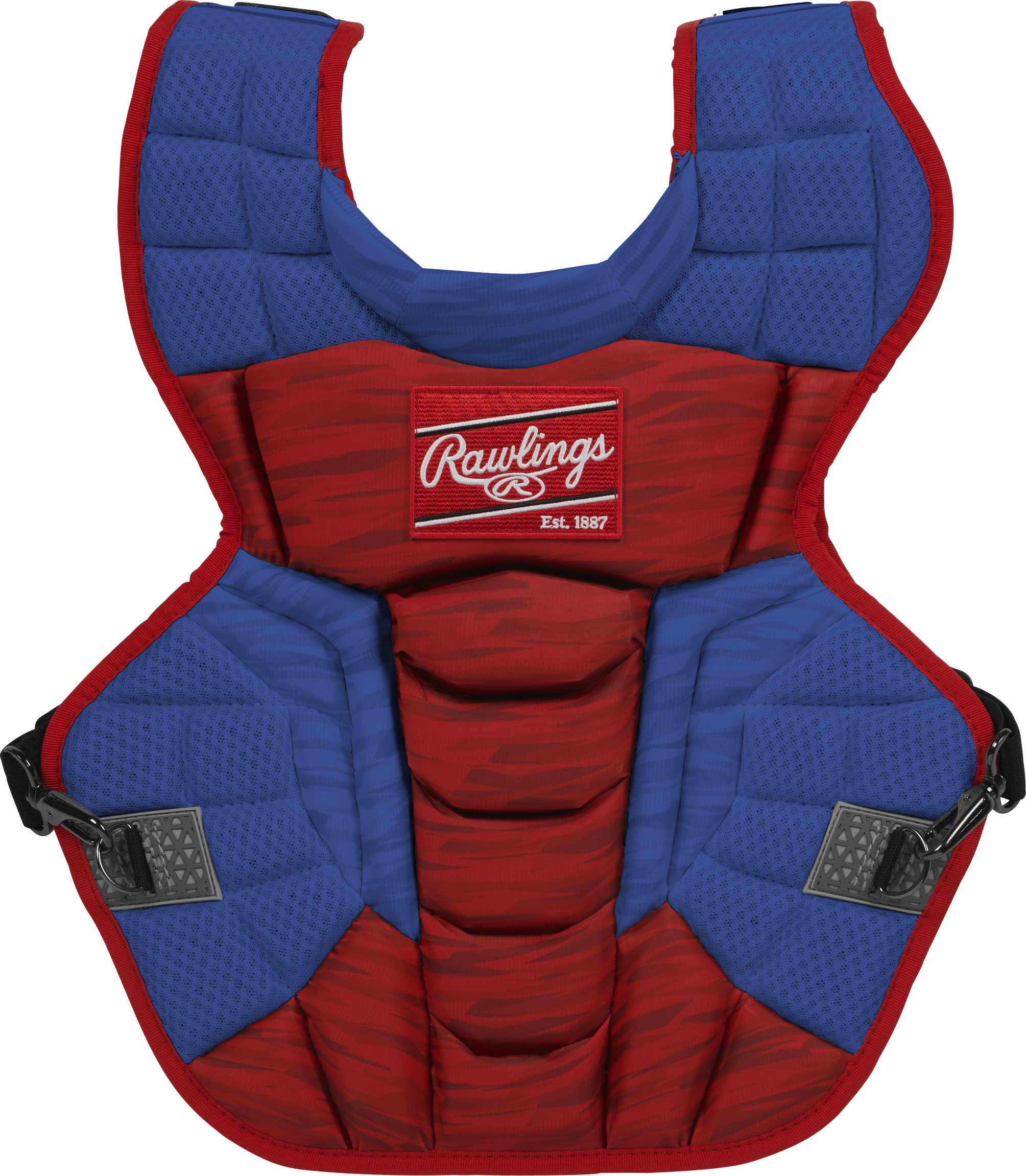 Rawlings Velo 2.0 Adult Catchers Chest Protector - Royal/Scarlet