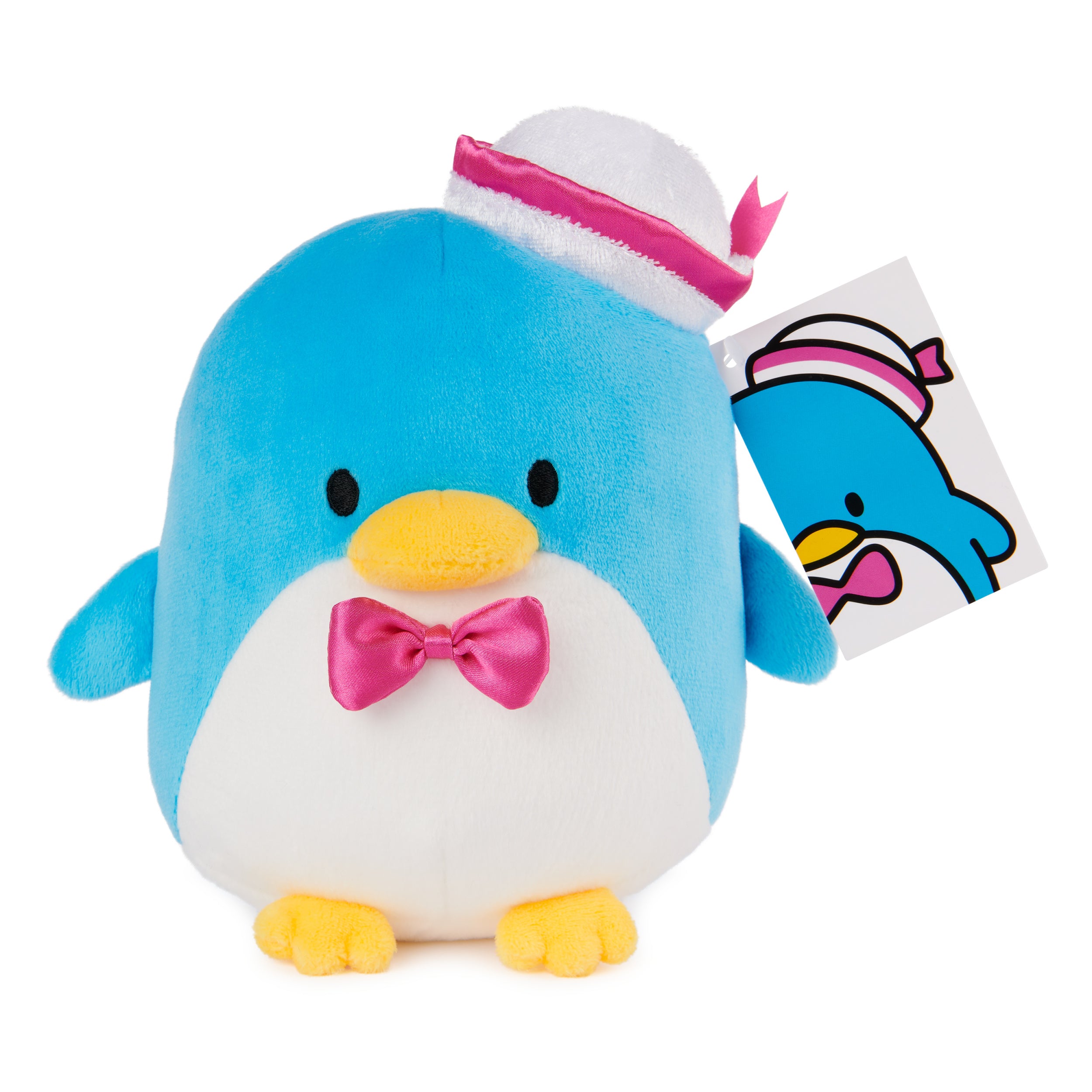 GUND Sanrio Tuxedo Sam Plush, Penguin Stuffed Animal for Ages 1 and Up, Blue, 6”