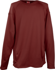 Rawlings Youth Performance Dugout Fleece Pullover - Small - Cardinal