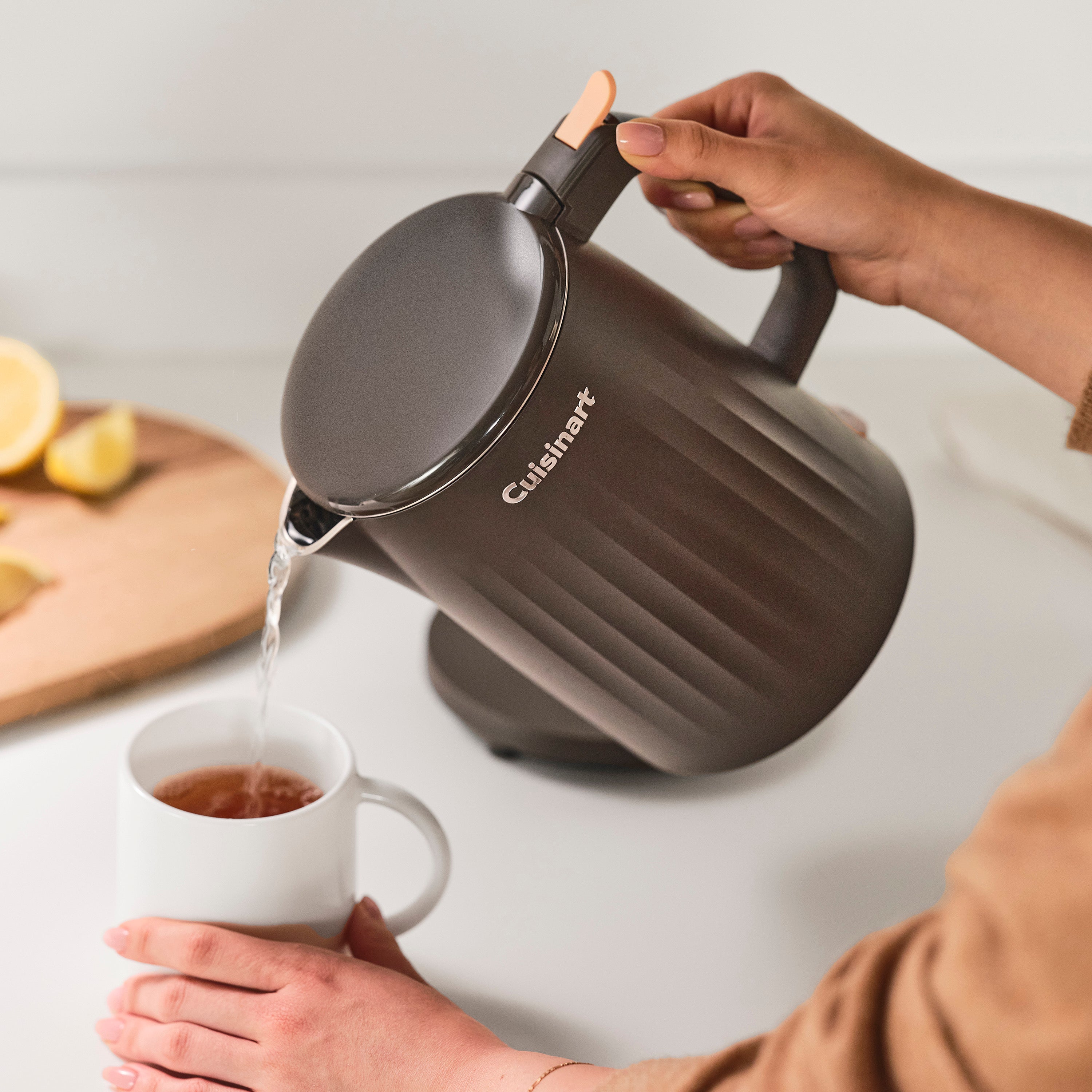 Soho™ 1-Liter Double-Wall Electric Kettle - Warm Black