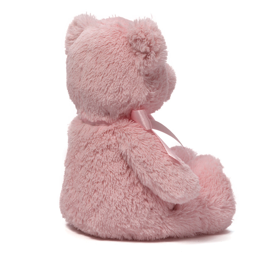 Baby GUND My First Teddy Bear, Ultra Soft Animal Plush Toy for Babies and Newborns, Pink, 10”