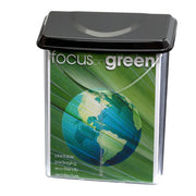 Outdoor Literature Holder w/Black Lid, 10.5"W x 4.25"D x 12.8"H