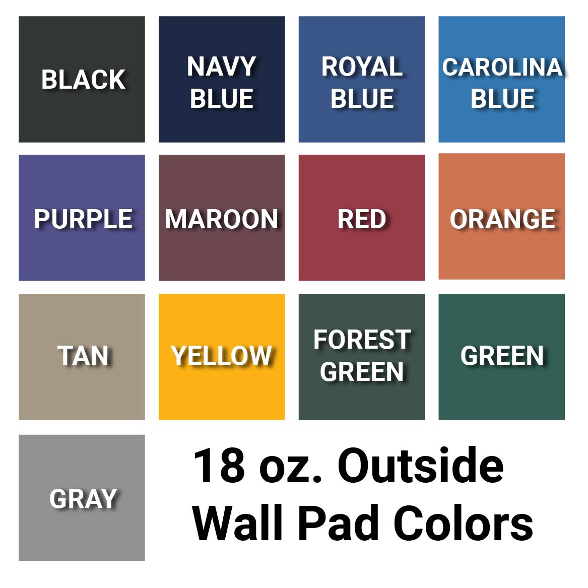 Padding - Wall (4 ft.H x 8 ft.L) (Outdoor)