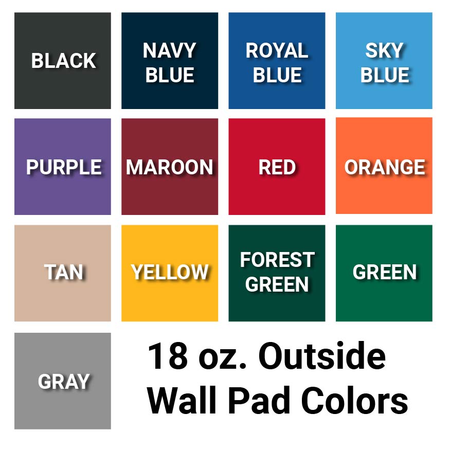 Padding - Folding Backstop (3 ft.H x 12 ft.L) (Outdoor)