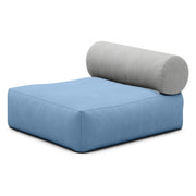 Jaxx Tybee Large Outdoor Lounge w/ Bolster - Sunbrella Ocean