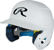 Rawlings Mach Fit Matte Osfm Batting Helmet - White