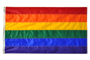 Rainbow Flag 3x5 ft. Nylon Dyed Design