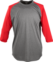 Rawlings Youth Three-Quarter Sleeve Performance Jersey - Small - Scarlet