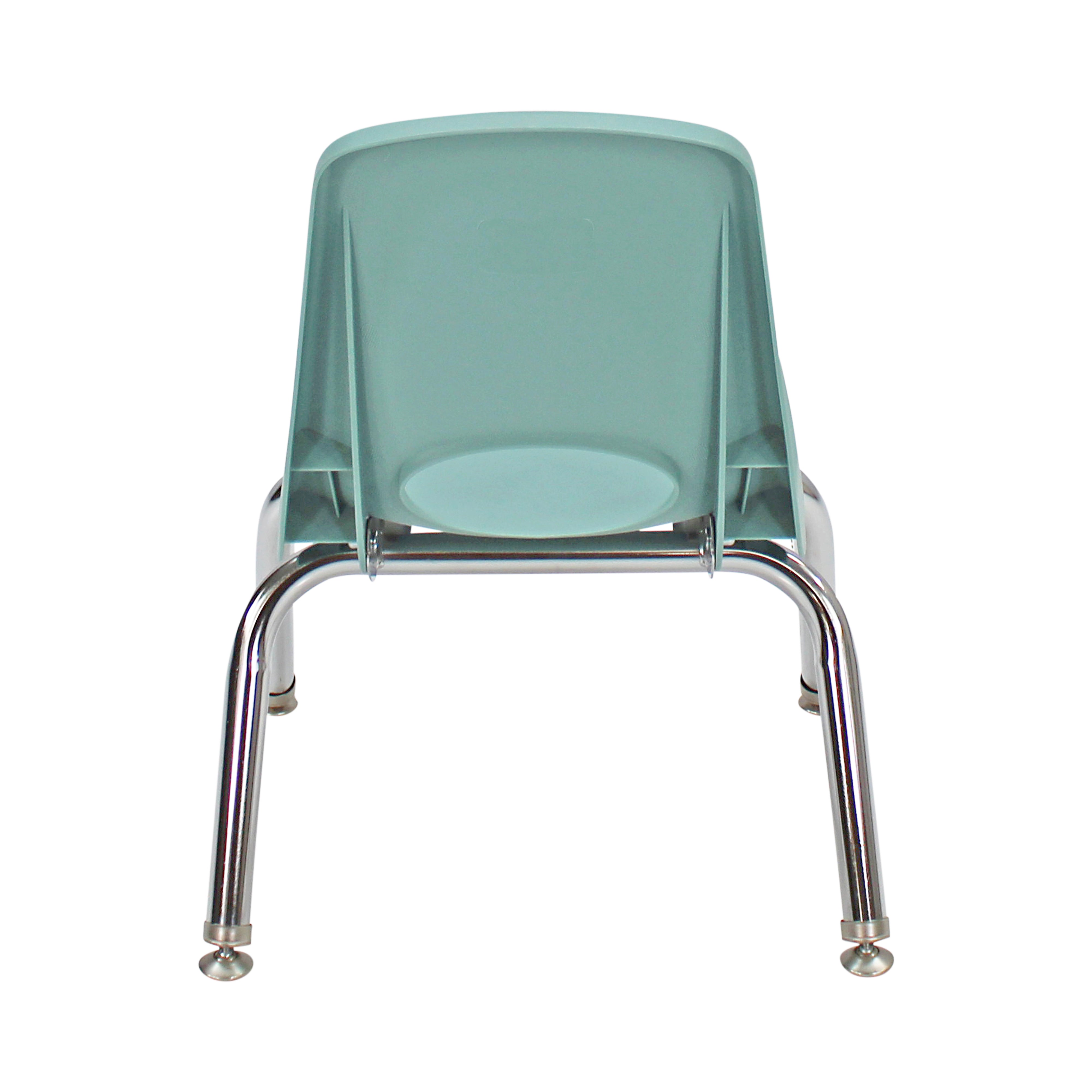10" Stack Chair with Swivel Glides - Seafoam