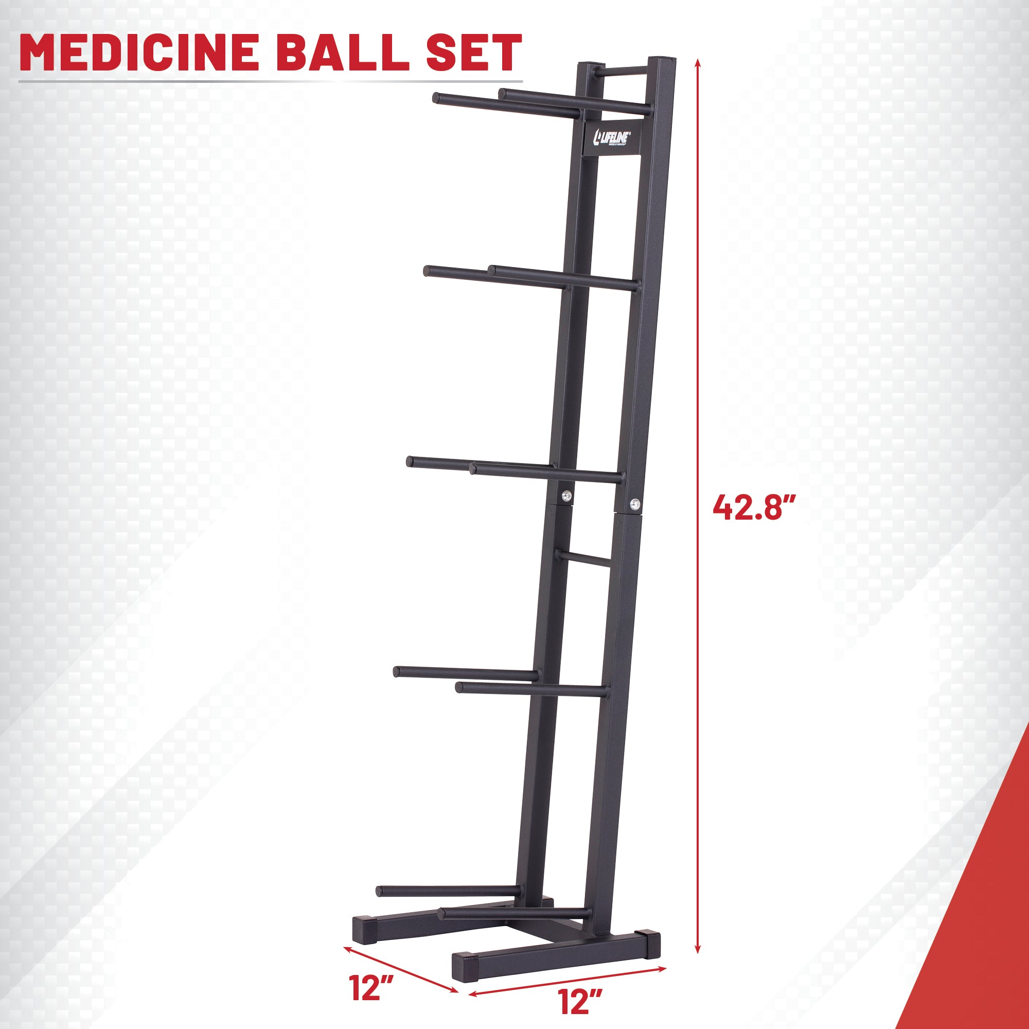 Medicine Ball Storage Rack - 5 Spot