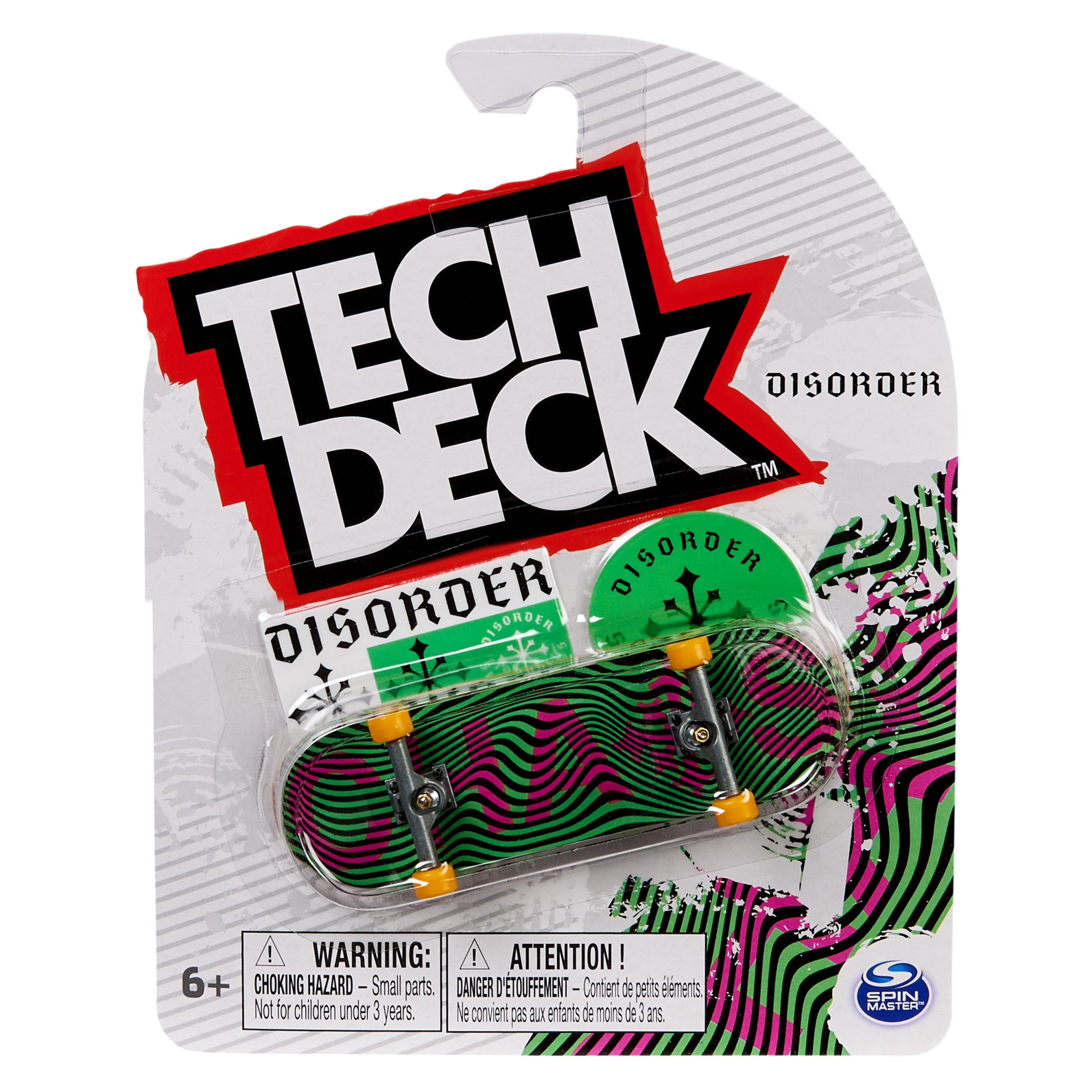 Tech Deck, 96mm Fingerboard Mini Skateboard with Authentic Designs, For Ages 6 and Up Styles May Vary
