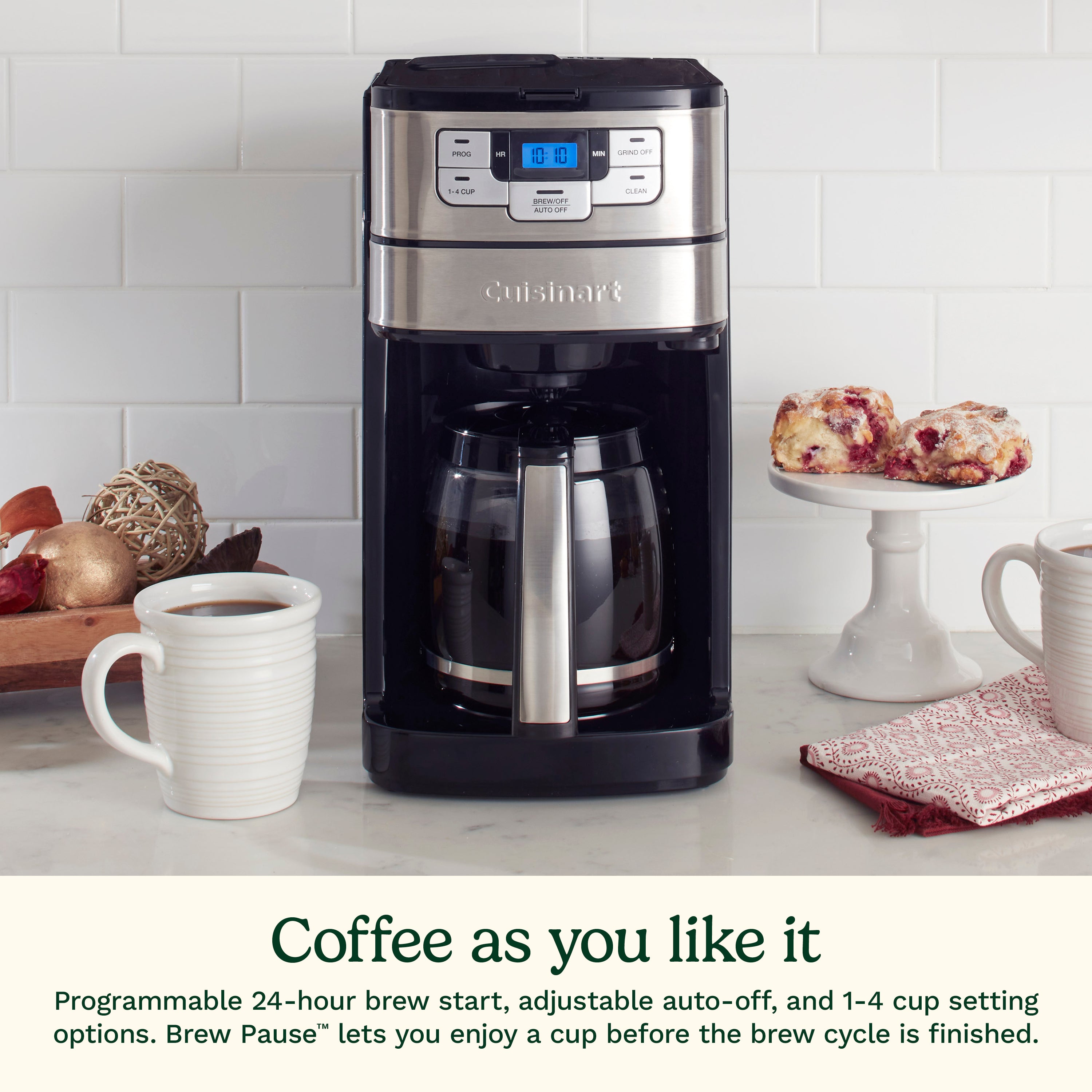 Automatic Grind & Brew 12 Cup Coffee Maker