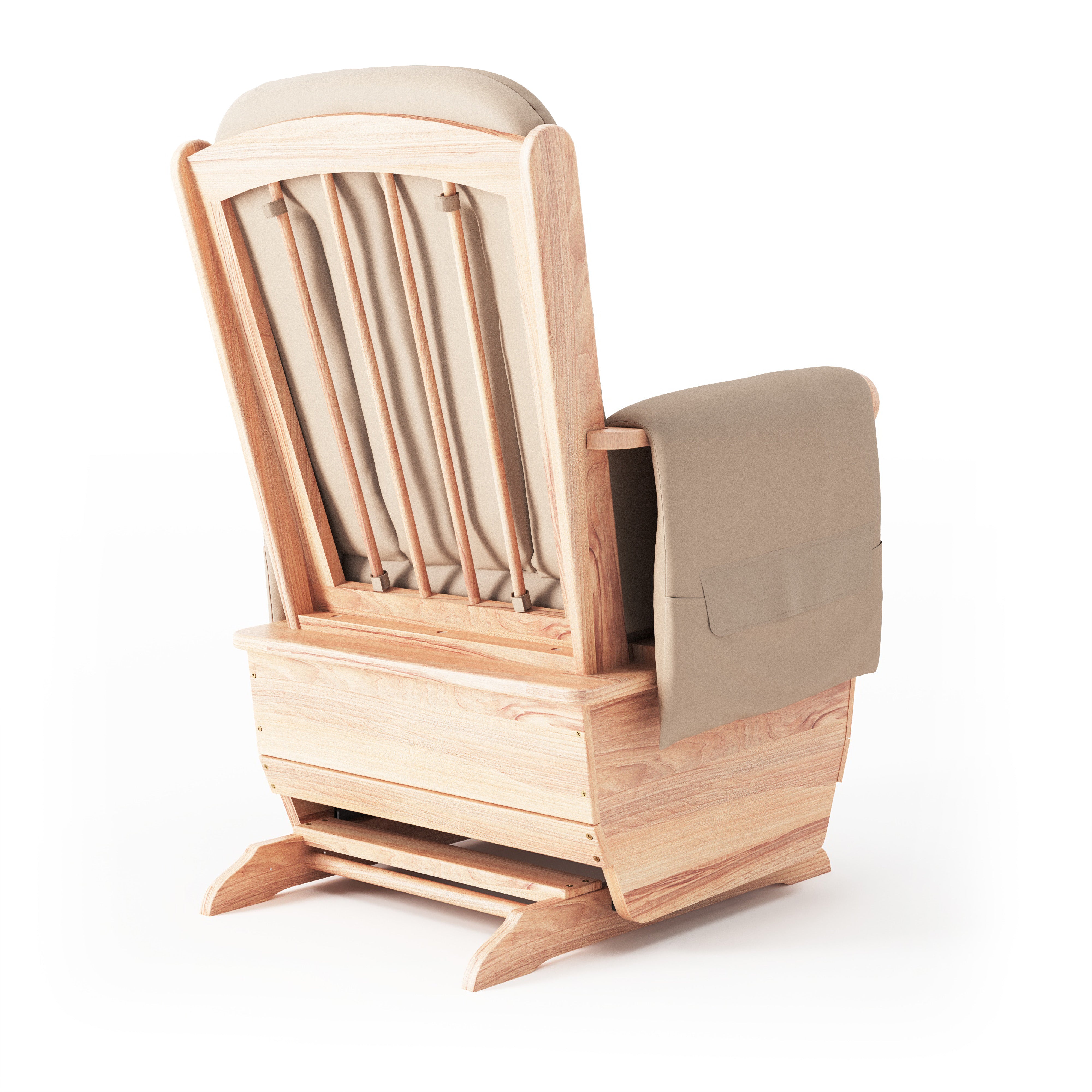 Safe Rocker Glider with Std. Base and Vinyl Cushions