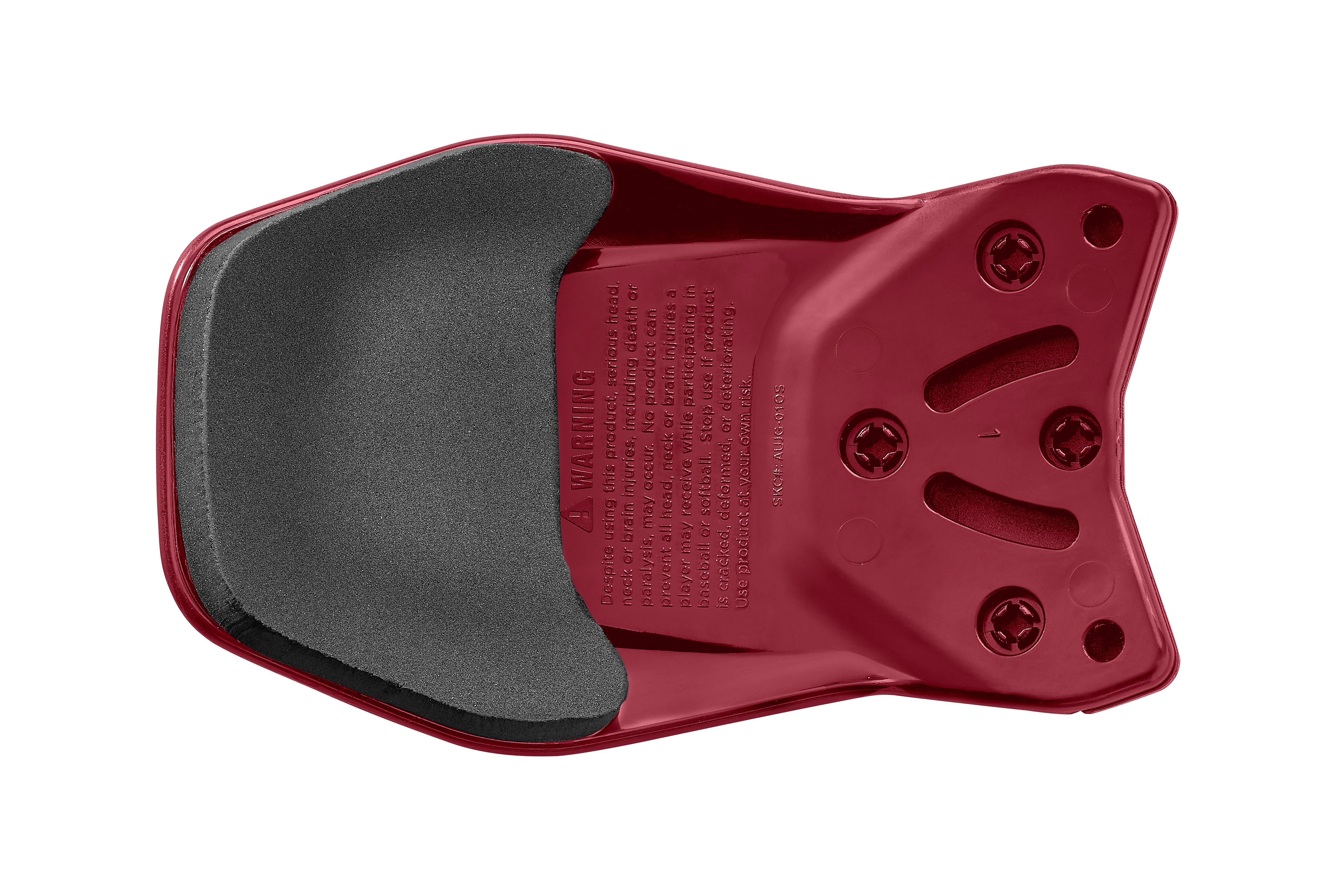 Easton Multi-Adjust Matte Jaw Guard - Cardinal