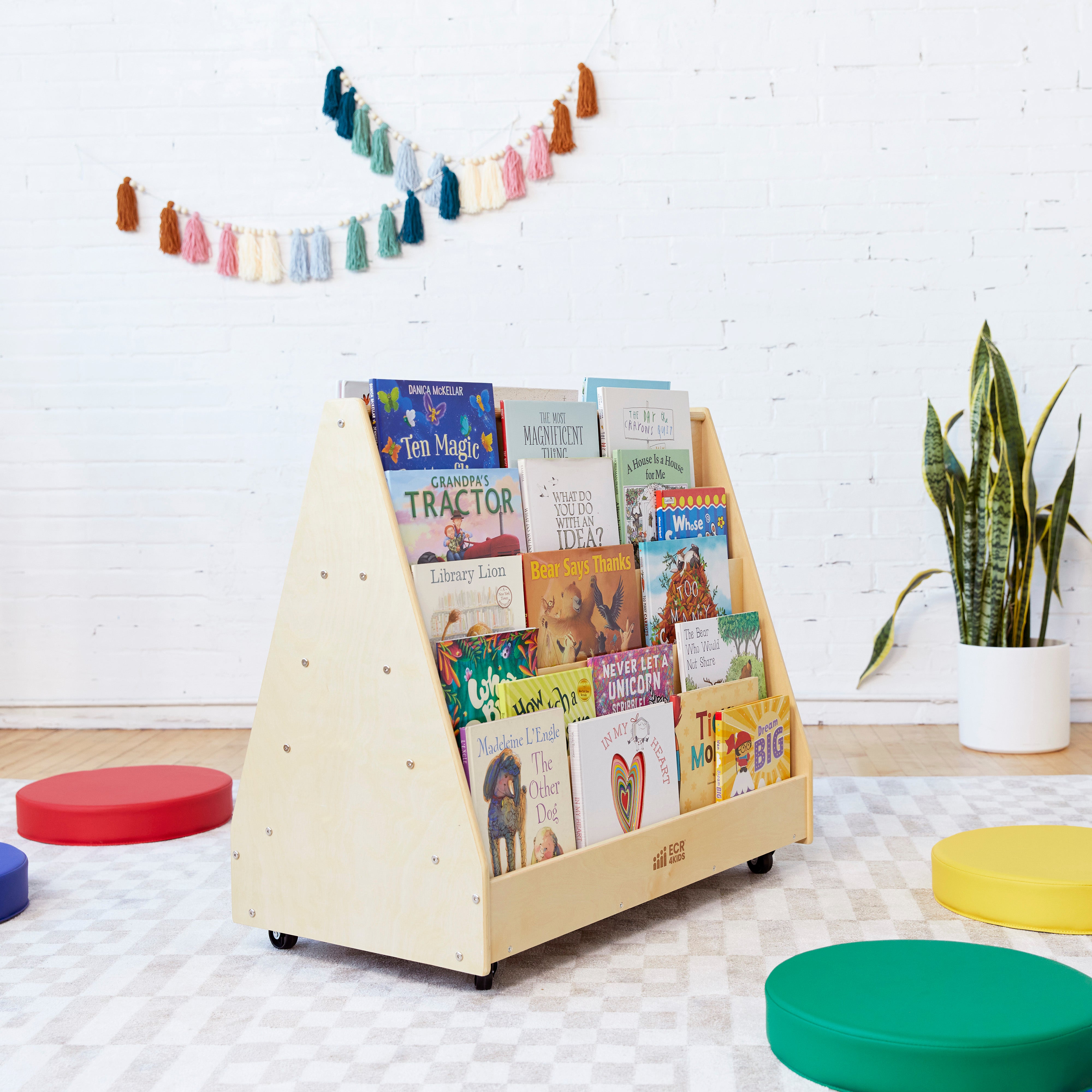 Double-Sided Book Display - Natural