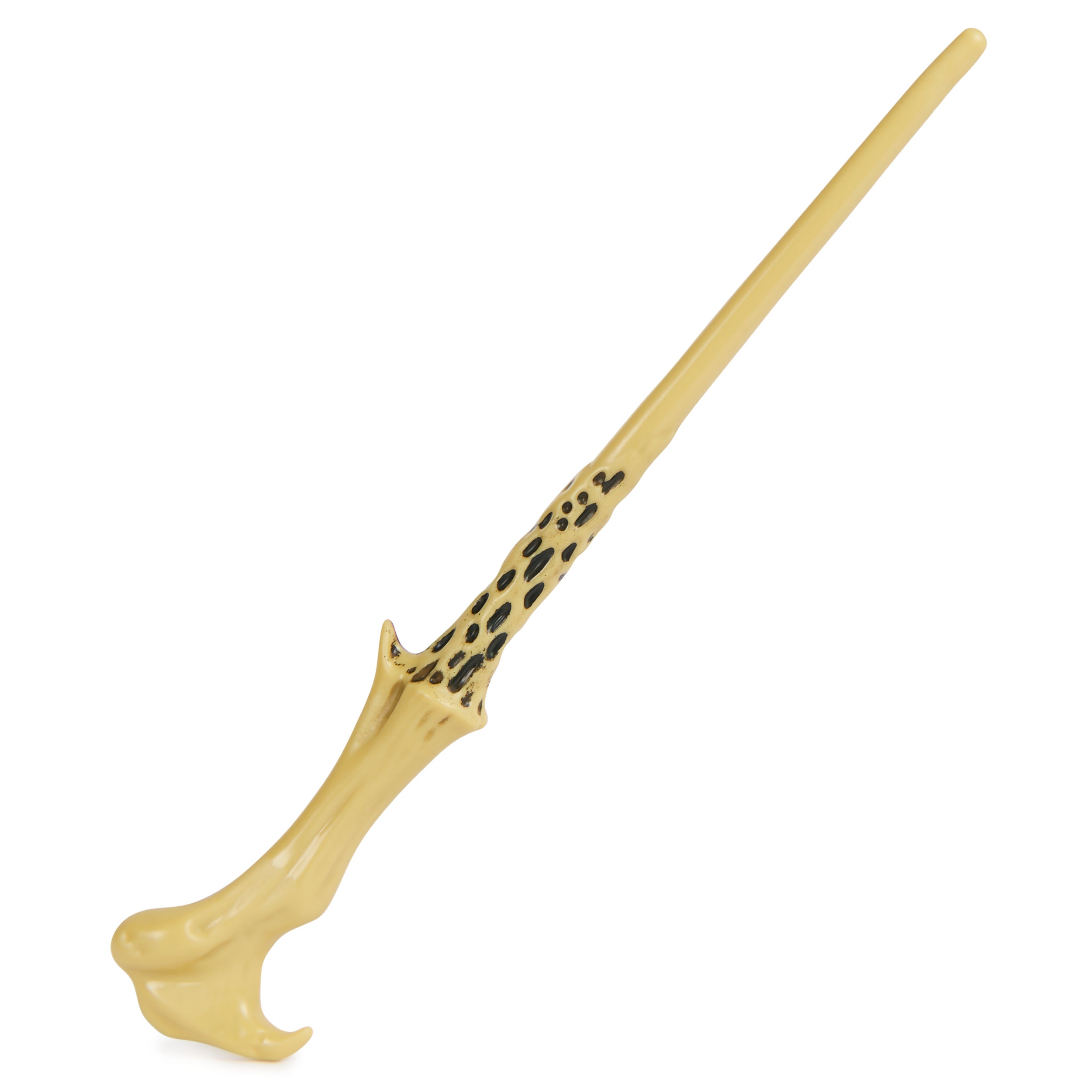 Wizarding World Harry Potter, 12-inch Magical Collector Voldemort Wand with Stand & Die-cast Icon, Magical Artifacts, Accessory for Halloween Costumes