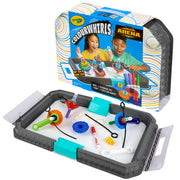 Crayola Colourwhirls Arena Set, 4 Ct Spin Art Toys, 4 Washable Markers, Art Supplies, Gifts for Kids Ages 6, 7, 8, 9