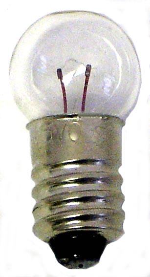 Miniature Lamp,6.3V 0.5A,10/Pk