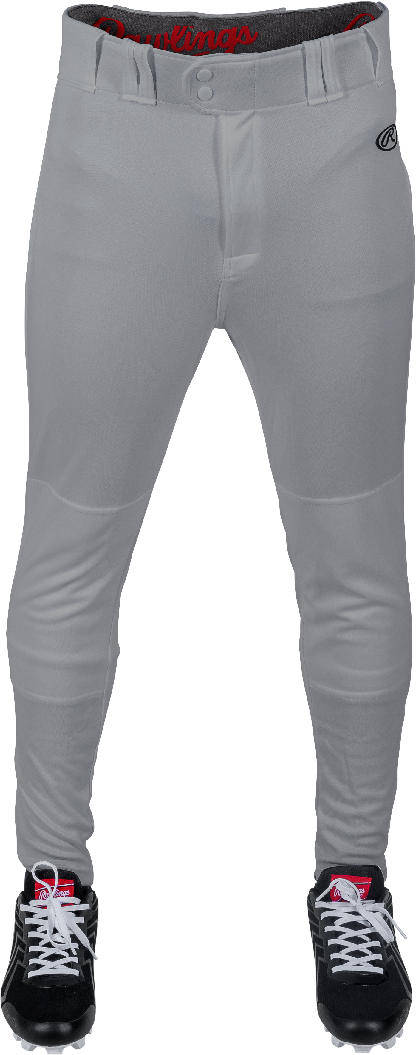 Rawlings Youth Launch Solid Pro Taper Fit Pant - Small - Blue Gray