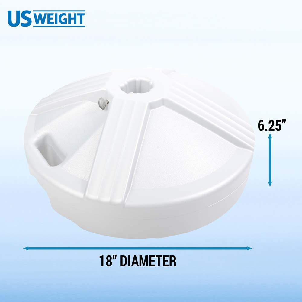 Umbrella Base Empty (White)
