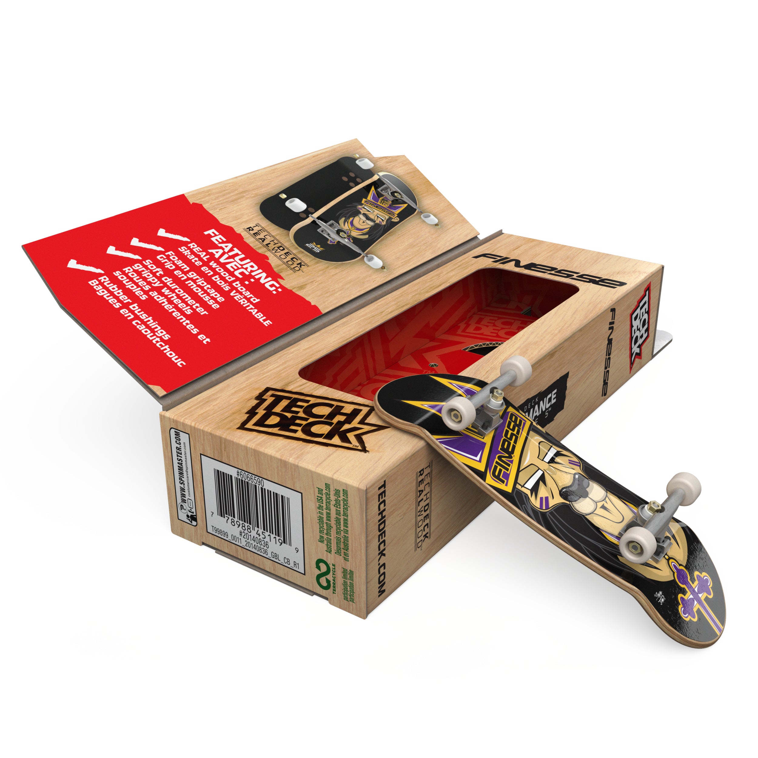 Tech Deck, Performance Series Fingerboards, Collectible and Customizable Mini Skateboards, Kids Toys for Ages 6 and up Styles May Vary