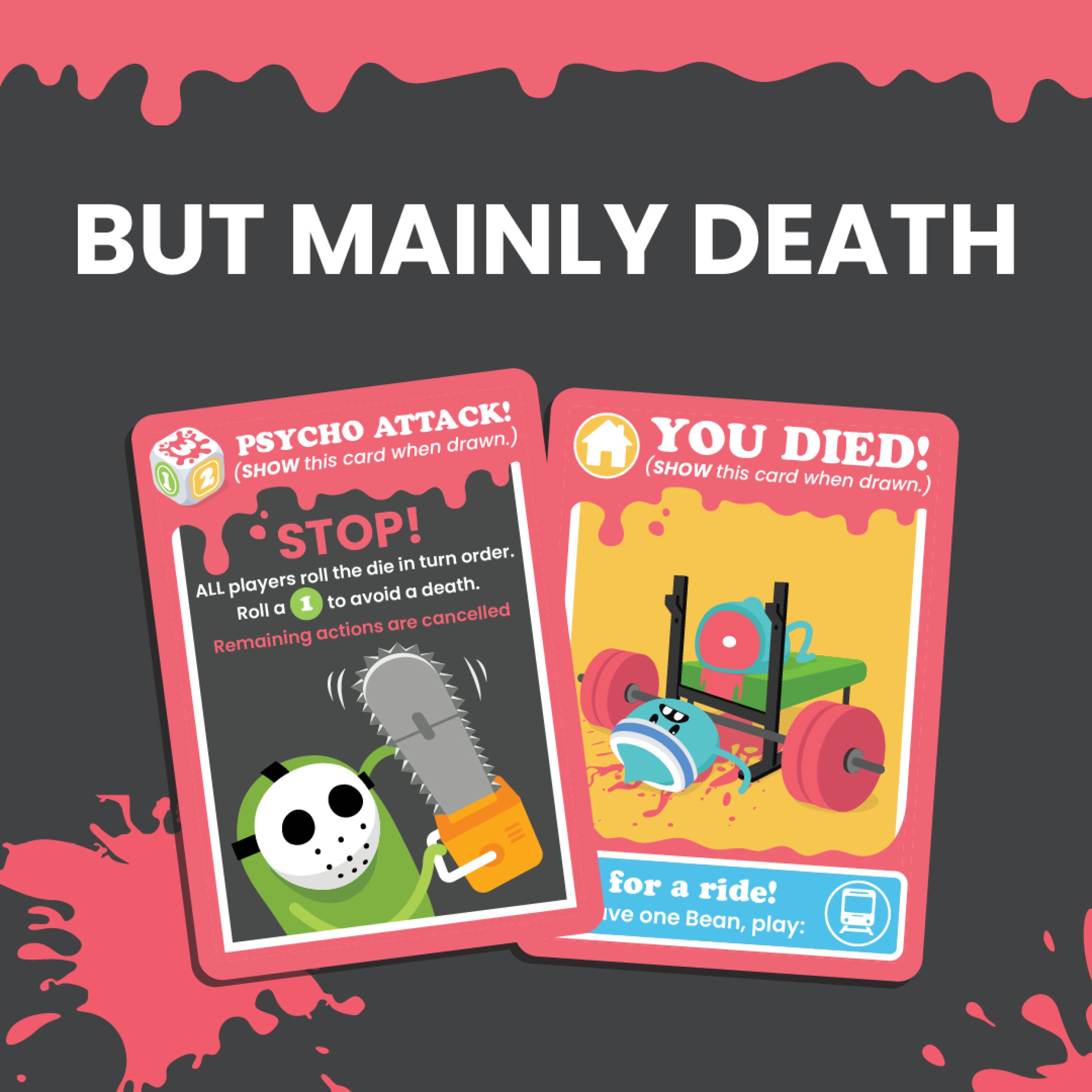 Dumb Ways to Die Sudden Death Card Game Based on the Viral Video, 2 Player Card Games for Adults, Party Games, Adult Games, Fun Games, for Ages 12+