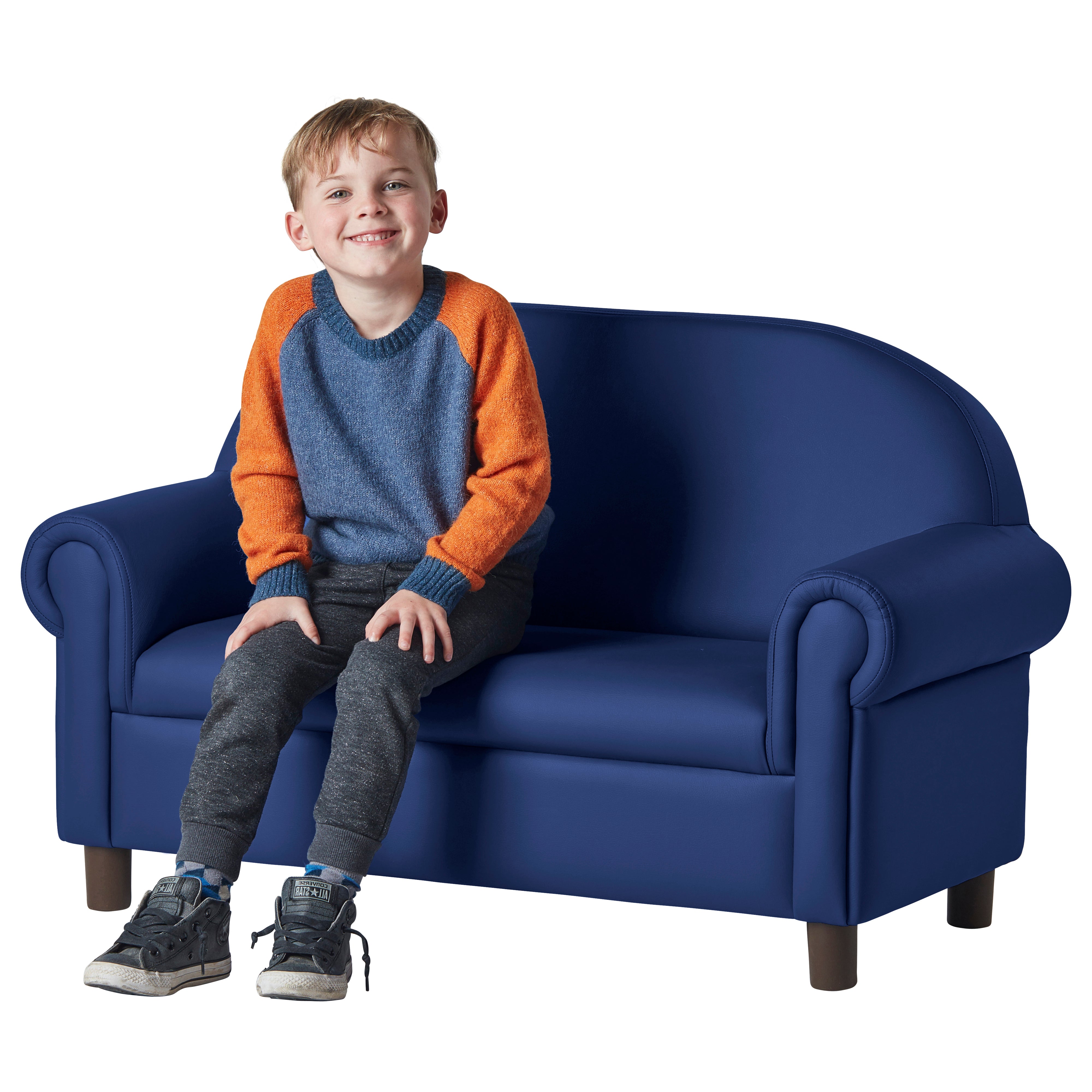 Little Lux Preschool Sofa - Navy