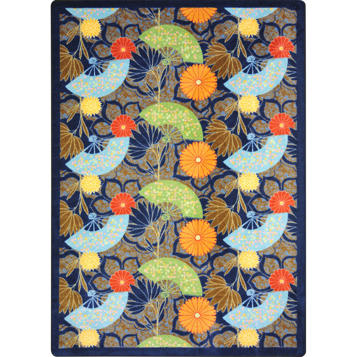 Pacific Rim 3'10" x 5'4" area rug in color Brown