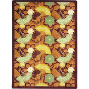 Pacific Rim 10'9" x 13'2" area rug in color Rust