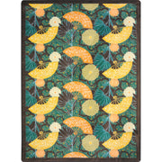 Pacific Rim 5'4" x 7'8" area rug in color Teal