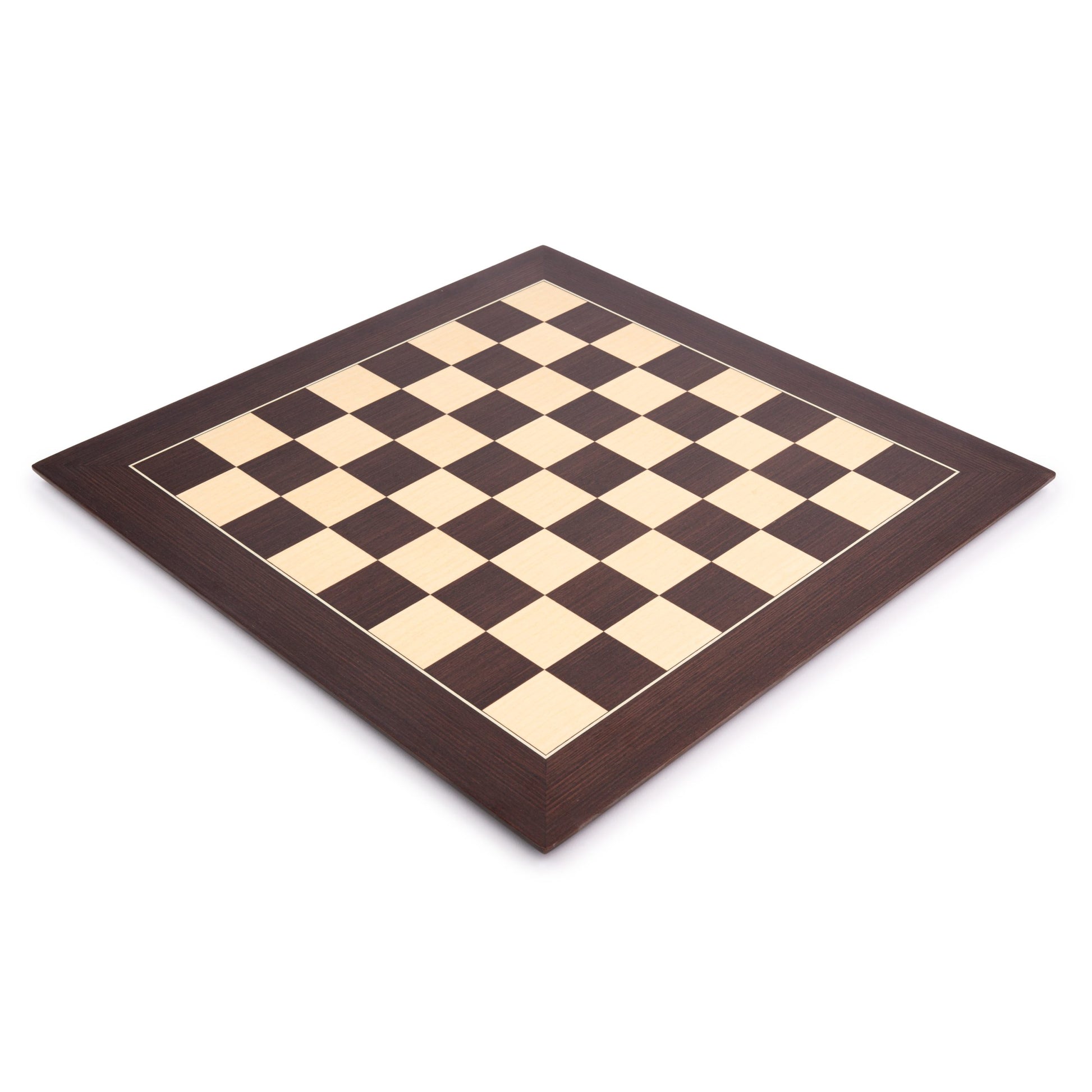 Deluxe Wenge Wood Chessboard with Storage Box - Handmade in Spain, 20 in.
