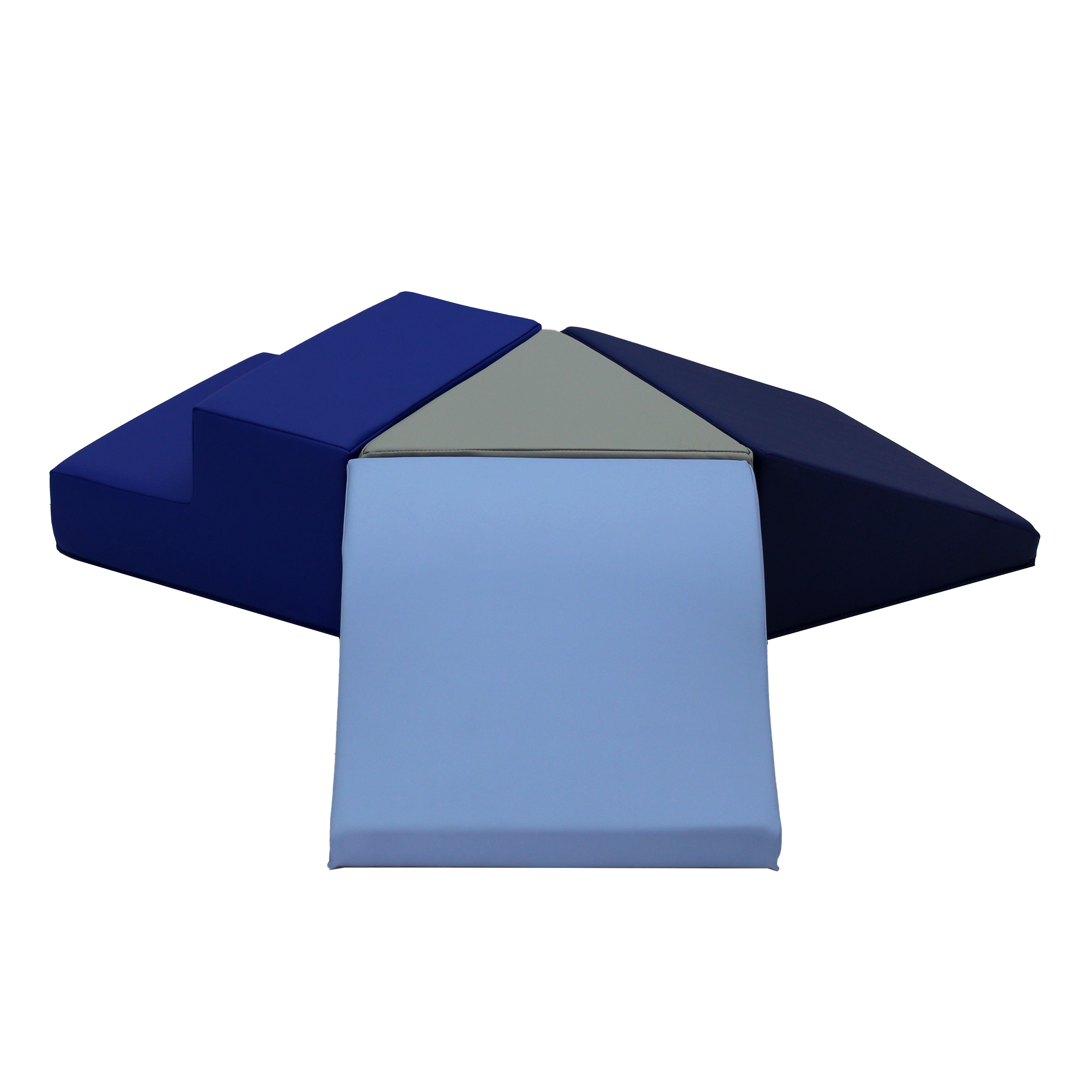 SoftScape Toddler Playtime Junction Climber - Navy/Powder Blue