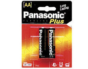 Panasonic 2 Pack AA Alkaline Plus Power Batteries