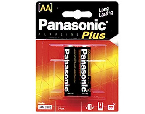 Panasonic 2 Pack AA Alkaline Plus Power Batteries